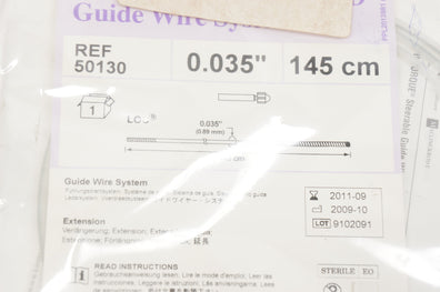 Mallinckrodt 50130 Guide Wire System 0.035inch x 145cm (x)